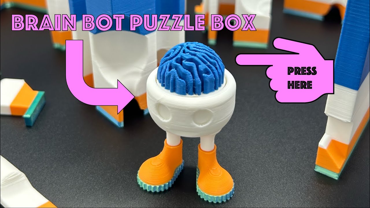 Brain Bot Puzzle Box Solution - YouTube
