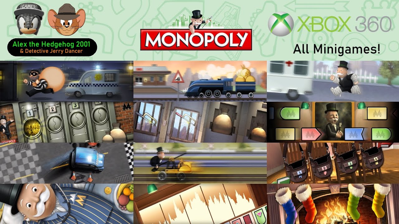 Monopoly (XBOX 360) - All Minigames