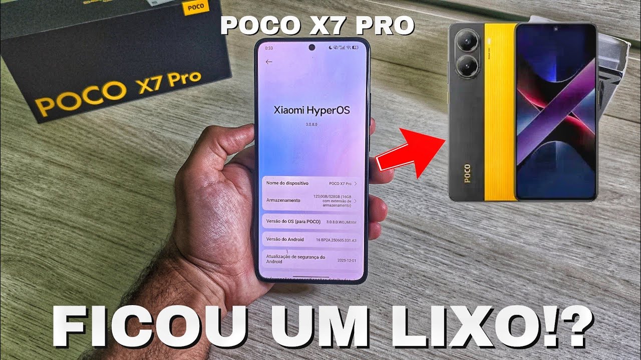 POCO X7 PRO PAROU DE PRESTAR DEPOIS DA NOVA HYPER OS 3.0? (verdade sem choro)