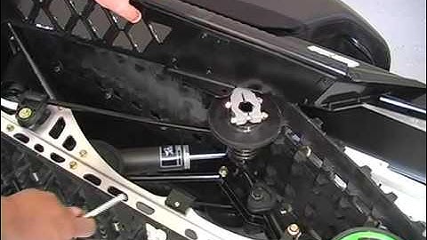 Adjusting Rear Suspension on 2010 Arctic Cat F6 Sno Pro