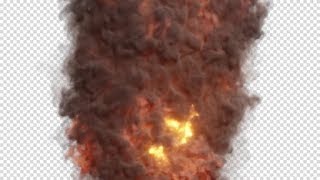 Explosion With Ongoing Fire | Motion Graphics - Videohive template