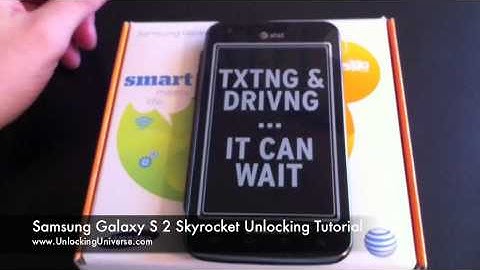 How to Unlock Samsung Galaxy S2 I727 Skyrocket for all Gsm Carriers using an Unlock Code
