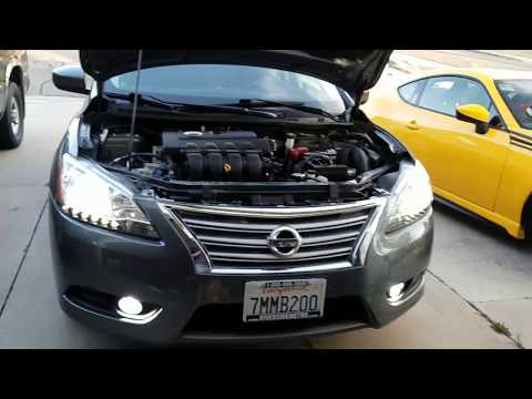 Nissan Sentra 2016 2017 2018 2019 H11 Low beam LED Headlight Bulbs | Install Guide