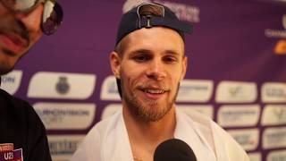 Jimmy Gressier (FRA) after winning Gold in the 10,000m