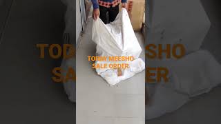 TODAY MEESHO SALE ORDER #meeshosale #meeshodailywearsareehoul