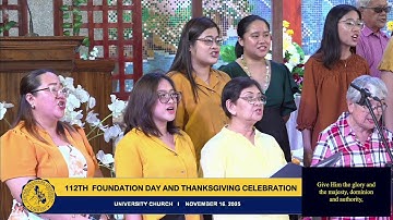 112TH FOUNDATION DAY AND THANKSGIVING CELEBRATION