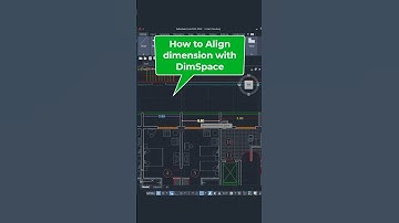AutoCAD Trick! Arrange Dimensions Automatically with DIMSPACE 🔥