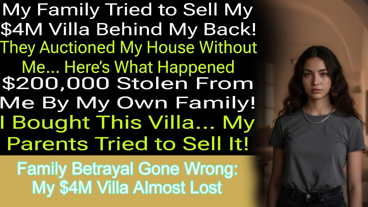 My Family Tried to Sell My $4 Million Villa Without Me | True Story