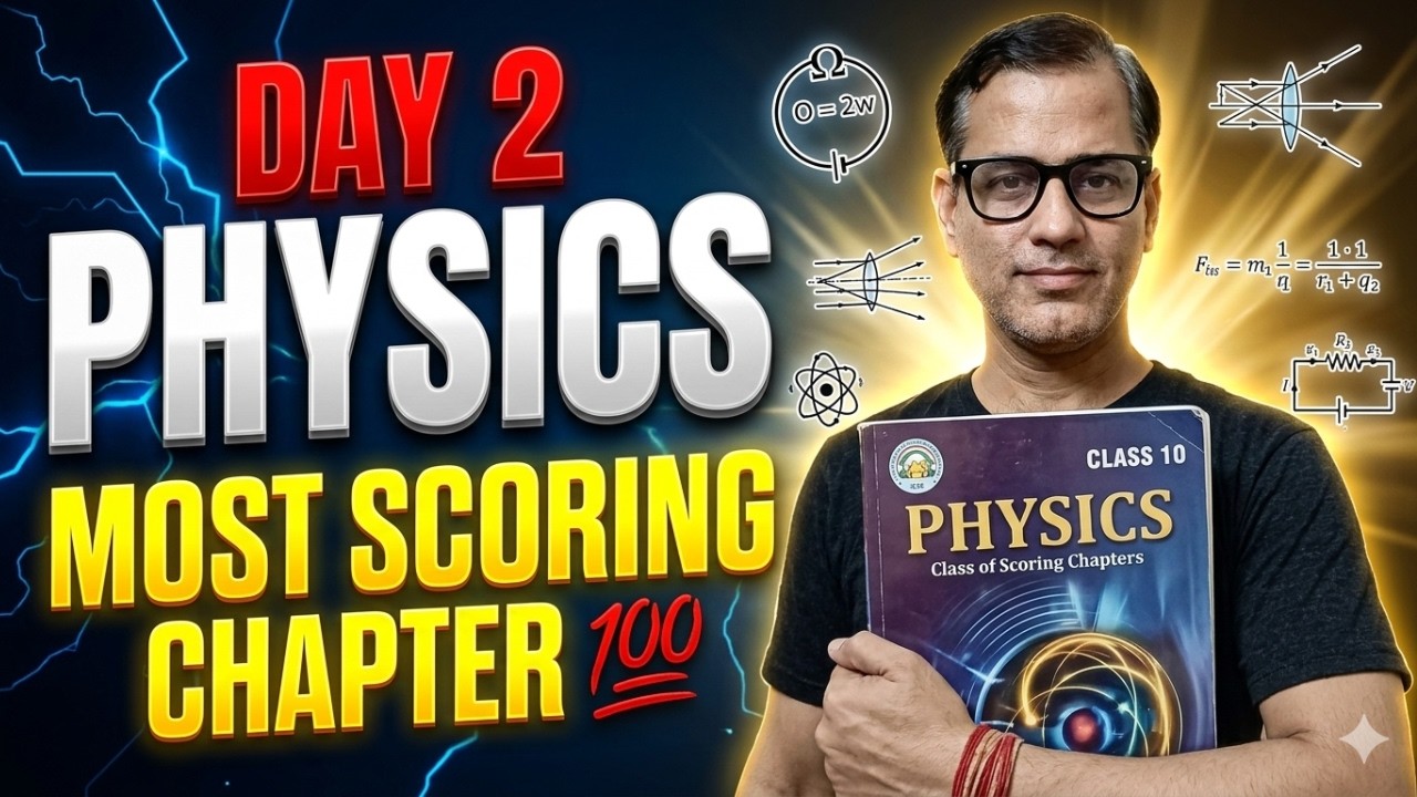 Day 2 Most Scoring Chapter🔥| Physics One Shot | ICSE Class 10 | @sirtarunrupani​