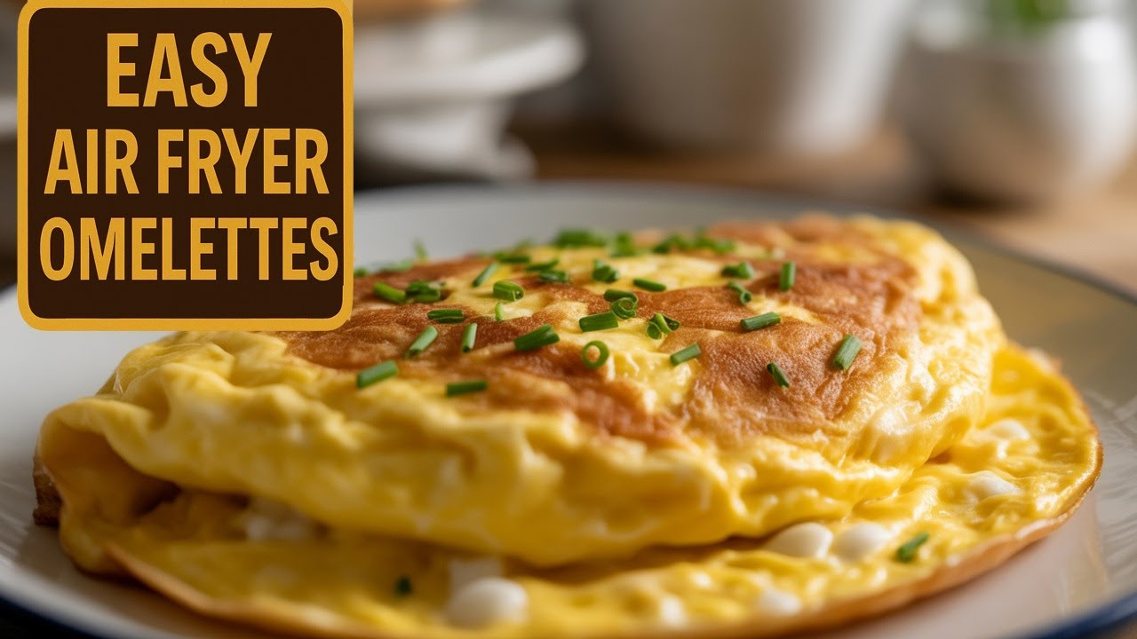 10-Minute Air Fryer Omelette | Fast, Easy & Fluffy Breakfast Hack!