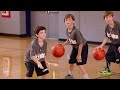 Middle Dribble Drill (add numbers)