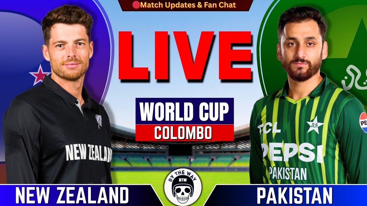 🔴PAKISTAN vs NEW ZEALAND, Super 8 Match| Live Cricket match | Pak vs Nz Live Score & Update | Shahid