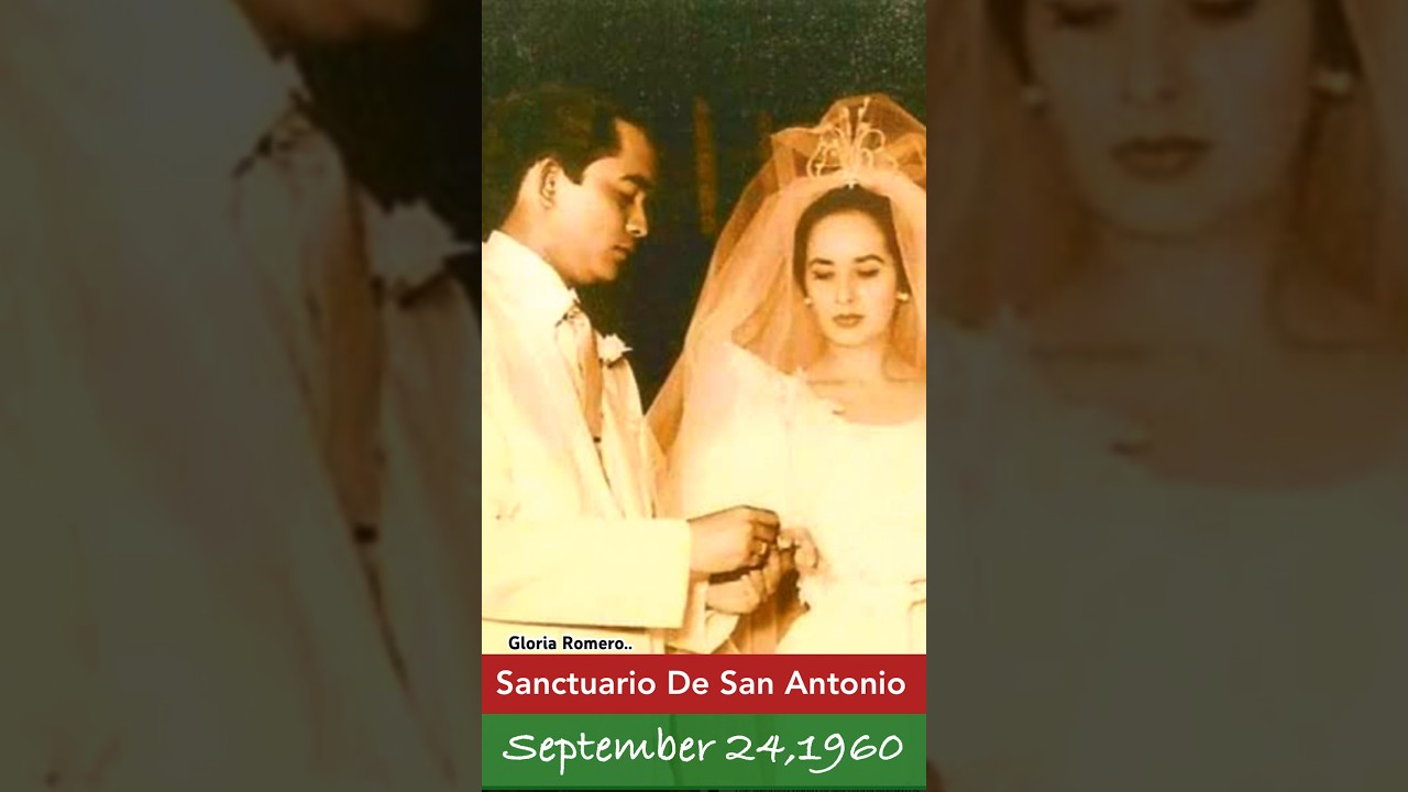 Gloria Romero &Juancho Gutierrez  Wedding Ceremony.