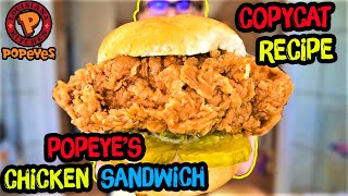 POPEYE'S CHICKEN SANDWICH  Copycat Recipe.