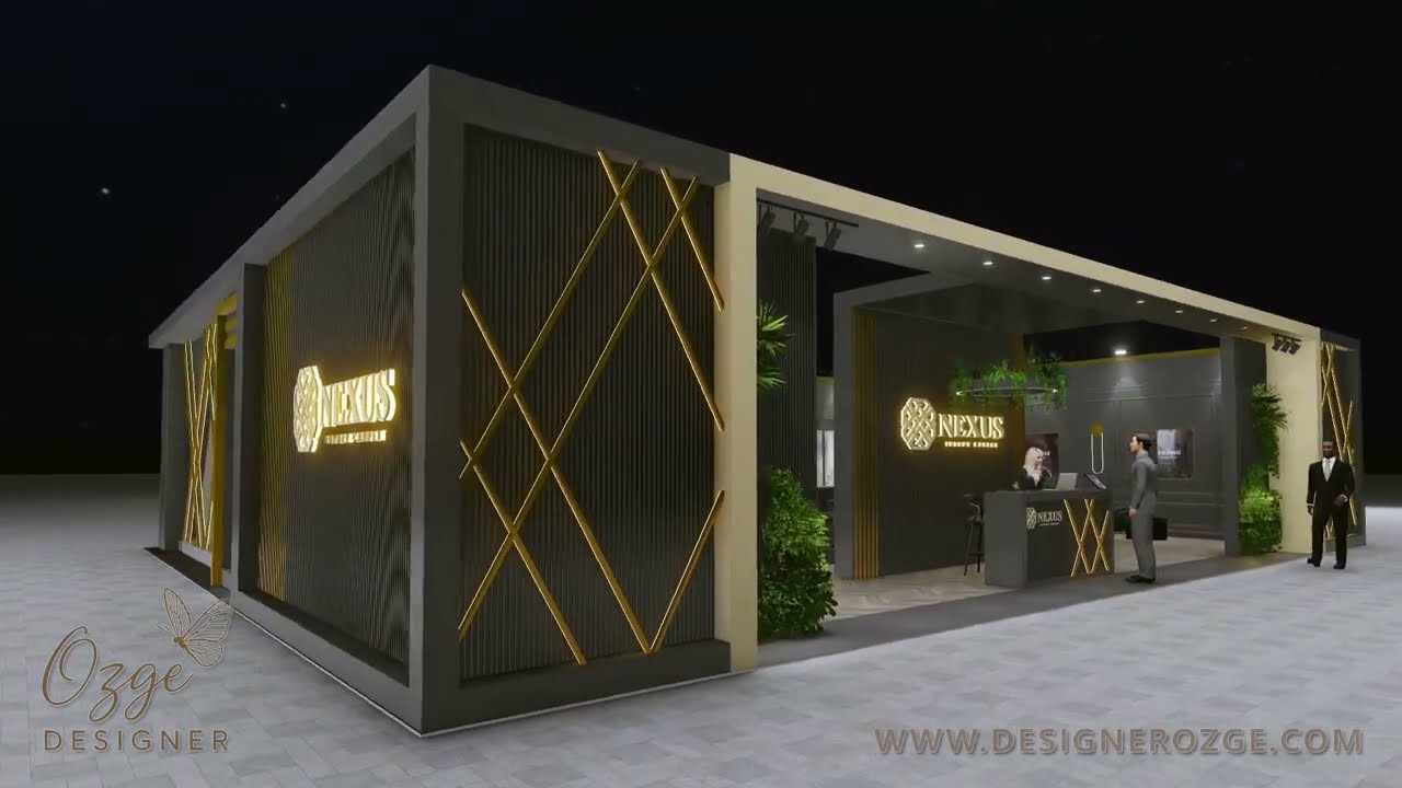 Premium Exhibition Stand Design & 3D Animation for Carpet Fairs