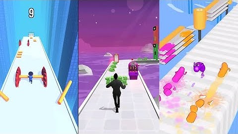 Roof Rails | Wacky Run IOS,Android Walkthrough, Gameplay