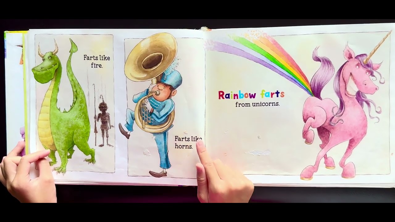 🦄Almost EVERYBODY FARTS🦄Kids books read aloud with Amy👧🏻