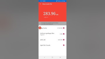 Clean junk file in App "CACHE, RAM Cleaner for android"