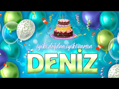 İyi ki Doğdun DENİZ - İsmine Özel Doğum Günü Şarkısı ( 2022 Yeni )