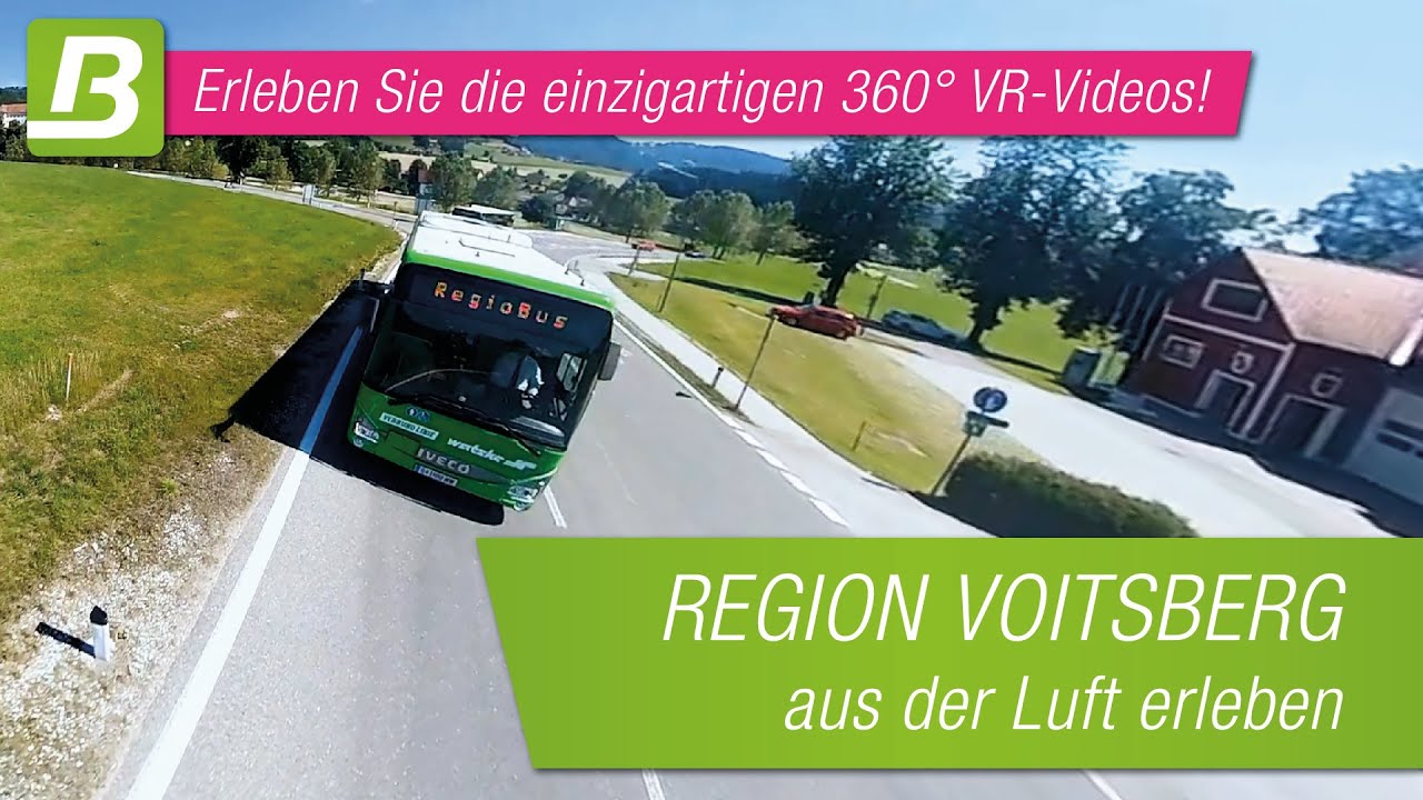 Regiobus 360° // Voitsberg // Region Voitsberg aus der Luft erleben