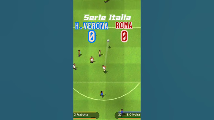 H.VERONA VS ROMA SERIE A ⚽⚽