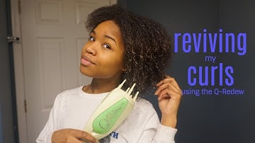 How to use a Q-Redew on Natural Hair