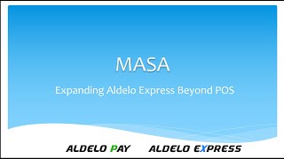 MASA Deep Dive Webinar