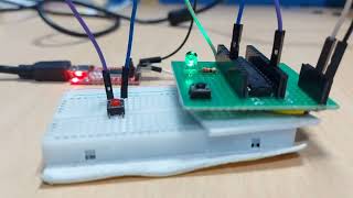 Count-Dependent LED Blinking with Arduino and Button