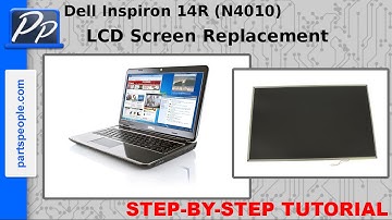Dell Inspiron 14R (N4010) LCD Screen Video Tutorial Teardown