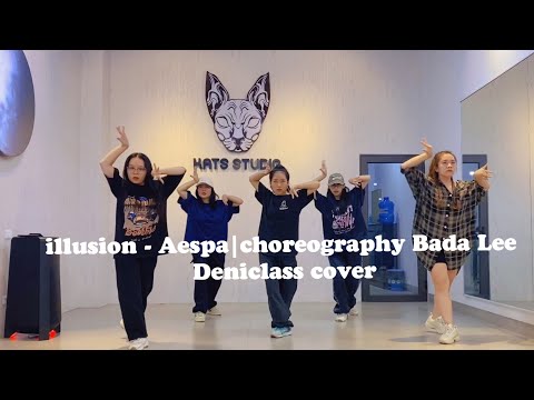 illusion - Aespa choreography Bada Lee . Cover Deni class #aespa #badalee #kpop