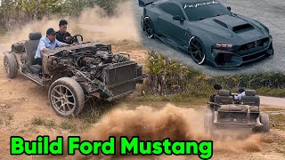 I built a Ford Mustang GT 500 sports car from a $200 Used Toyota