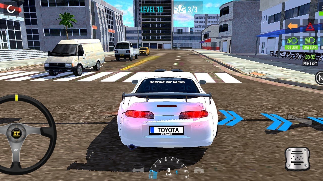 Новая Toyota Supra: вождение и парковка — 3D-геймплей для Android, 2026 год.