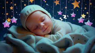 Soothing Baby Sleep Music 🌜 Mozart Brahms Lullaby 🎼 Gentle Music for Deep Night Serenity