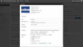 WordPress Video Tutorial Training Series - 05 - Adding Images To WordPress