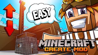 How To Build An Elevator Using The Create Mod 0.5.1 - Minecraft 1.19.2