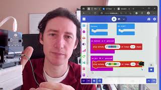 Microbit MakeCode: Using P0 and making a doorbell