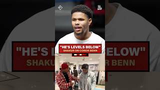 Shakur Stevenson keeps it real on where a potential Conor Benn showdown stands 👀