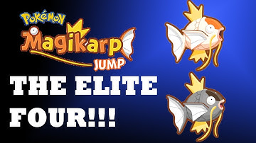 THE ELITE FOUR!!! ULTRA LEAGUE FINISHED! NEW WHITE & BLACK MAGIKARP PATTERNS! - MAGIKARP JUMP