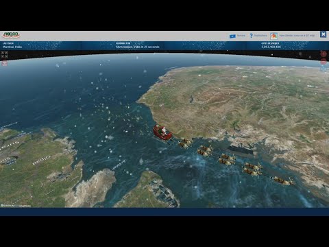 El ejército de Estados Unidos y Canadá 'rastrea' a Papá Noel desde hace 68 años | AFP
