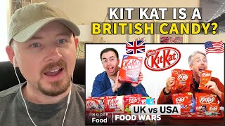 American Reacts to UK vs US Kit Kat