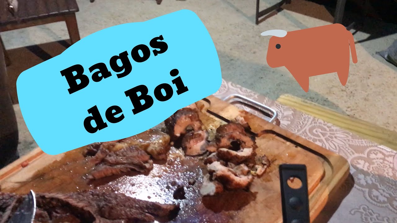 Experimentei bago de boi assado (testiculos), iniciamos decoração com pedras na escada.