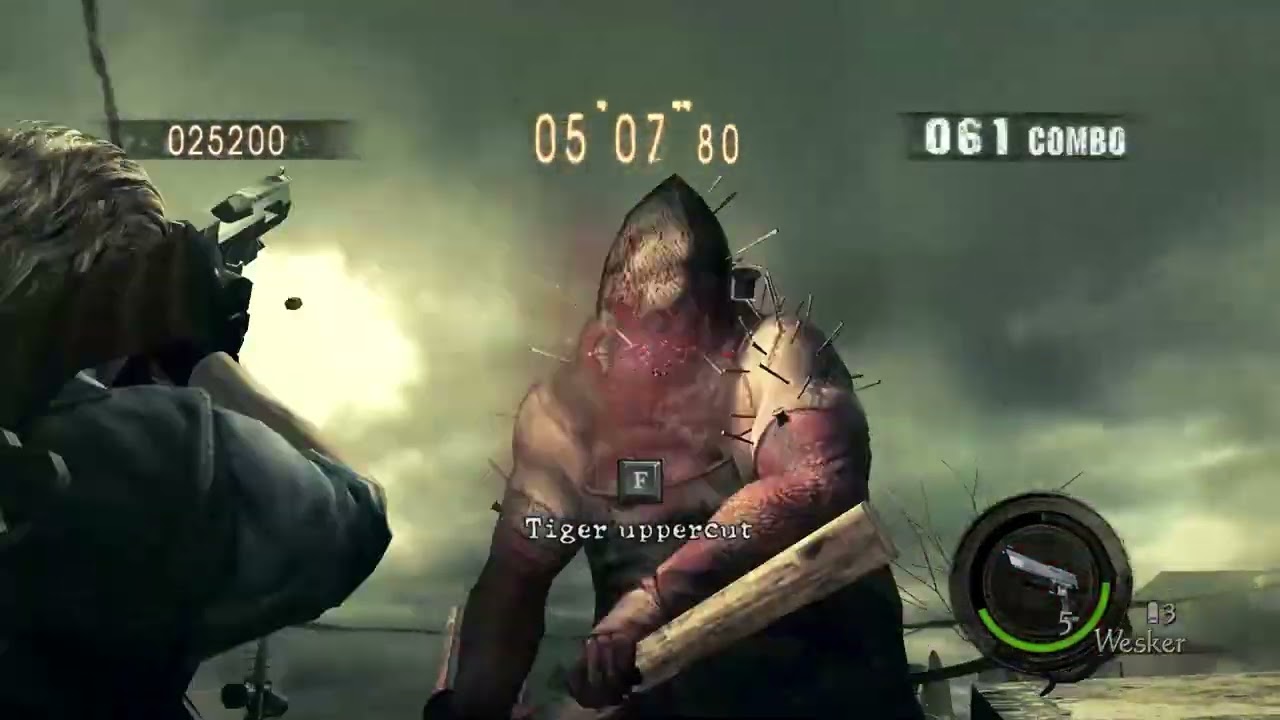 RE5 MERCENARIES SOLO  WESKER STARS PA 811K