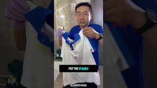 "Say goodbye to stubborn stains with this simple home cleaning trick!  #lifehacks #cleaninghacks