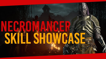 ALL Necromancer Skills Showcase 4K | Diablo IV