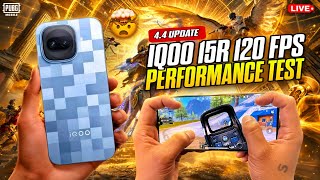 IQOO 15R 120 FPS PERFORMENCE TEST AFTER 4.4 UPDATE🔥| WITH HANDCAM😲#bgmilive #120fps #iqoo15r