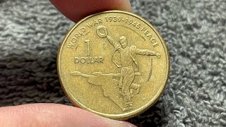 2005 Australia 1 Dollar Coin - End of WWII • Values, Information, Mintage, History, and More