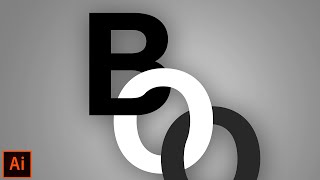 Overlapping Text Adobe Illustrator Tutorials Graphicsmentorjitendra