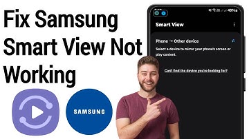 How To Fix Samsung Smart View Not Working Problem (2025) | Smart view not connecting to Tv