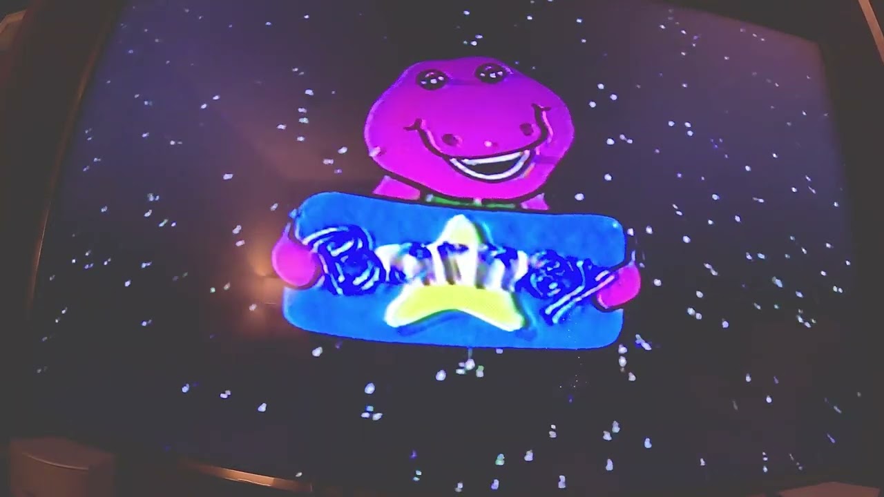 Barney Home Video Logo In White Point