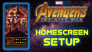 Avengers Infinity War Homescreen Setup Theme 🔥🔥 April 2018 screenshot 4